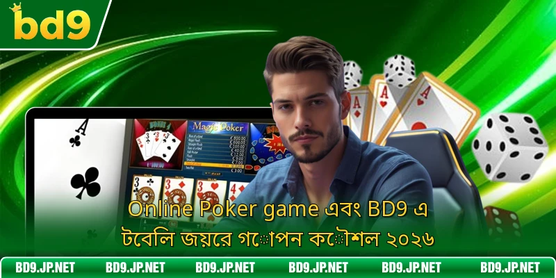 Online Poker game এবং BD9 এ টেবিল জয়ের গোপন কৌশল ২০২৬