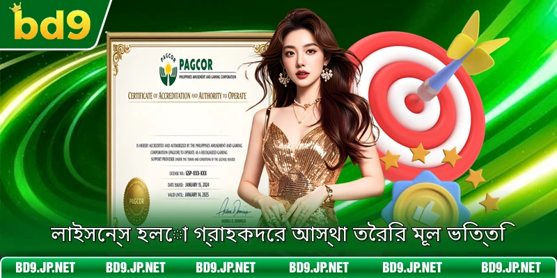 লাইসেন্স হলো গ্রাহকদের আস্থা তৈরির মূল ভিত্তি